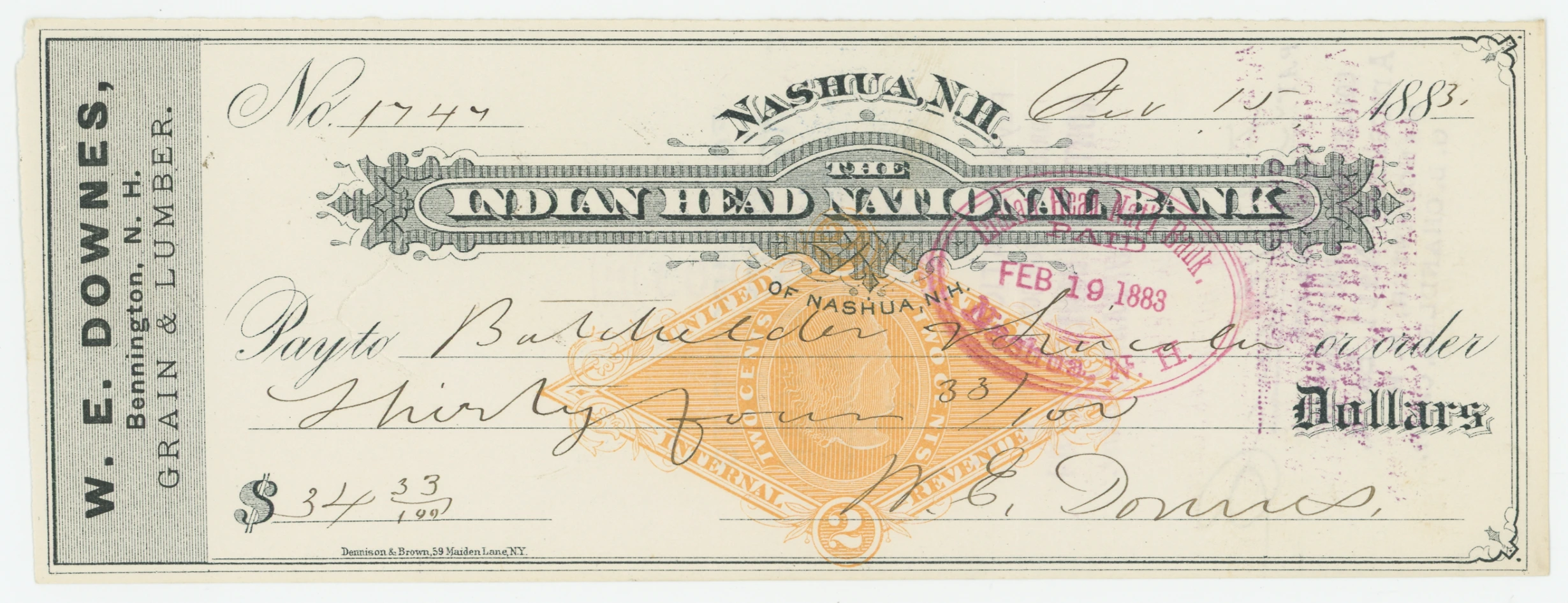 RN-G1 The Indian Head National Bank
