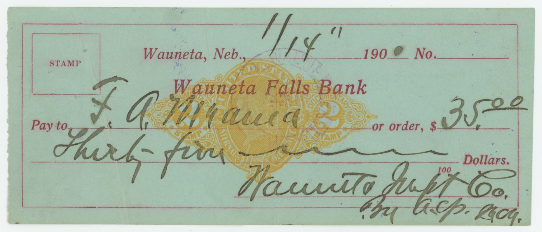 RN-X7 Wauneta Falls Bank