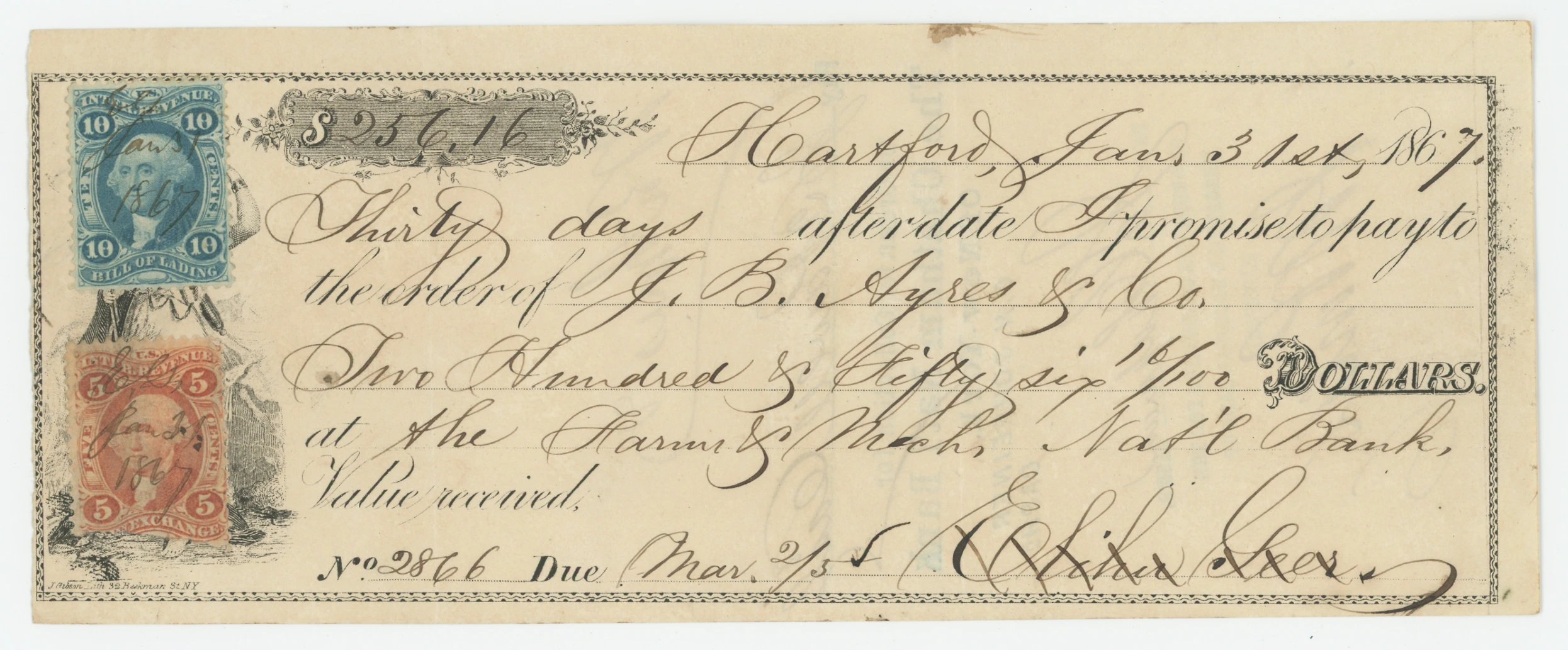 R26c + R32c on Thirty Day Promissory Note