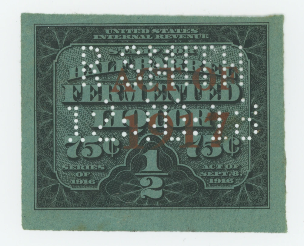 REA124c Fermented Liquor Taxpaid, 1/2 Barrel
