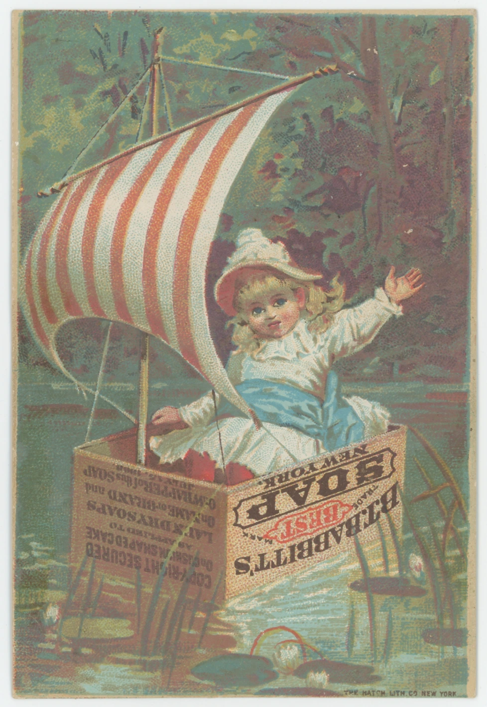 B. T. Babbitt's Best Soap Trade Card