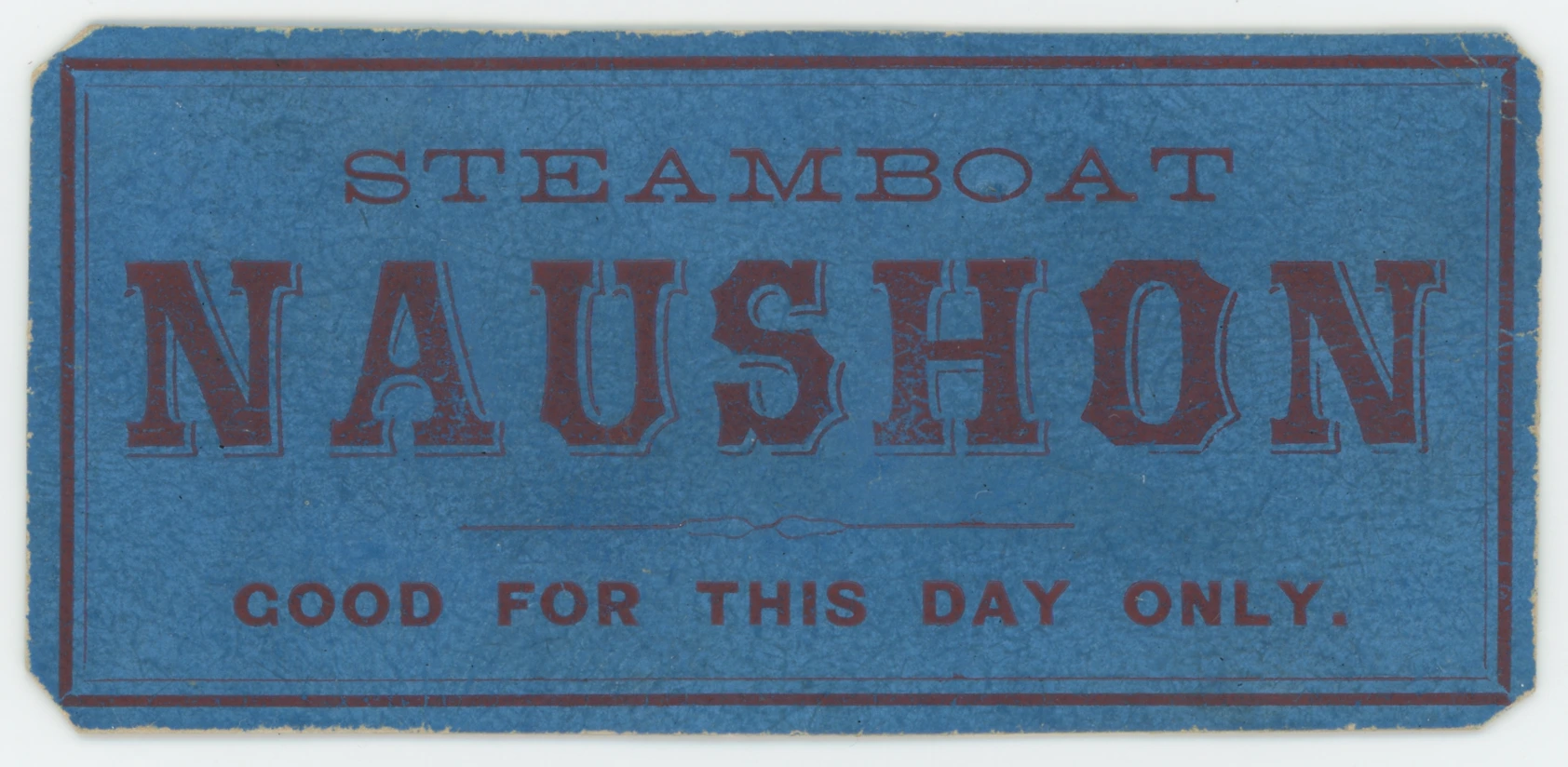 Steamboat Naushon Day Ticket