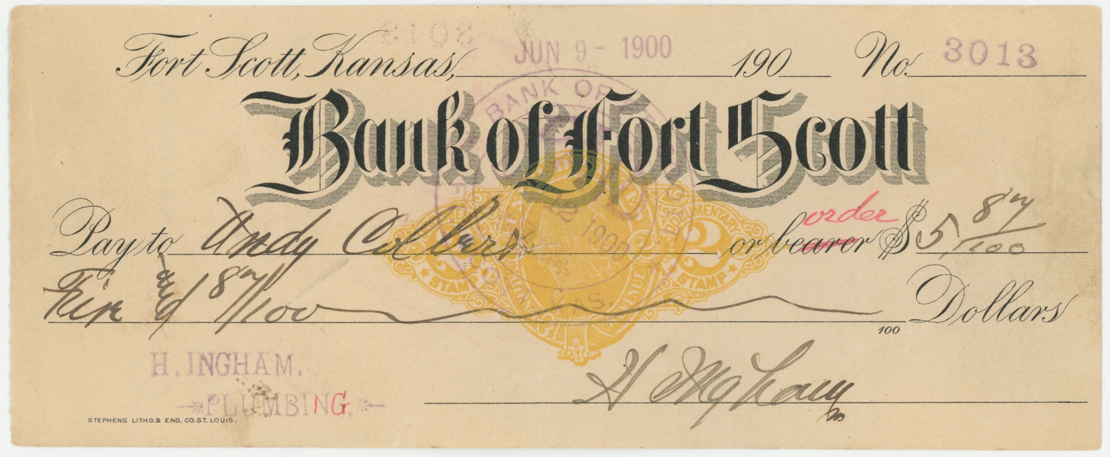 RN-X7 Bank of Fort Scott