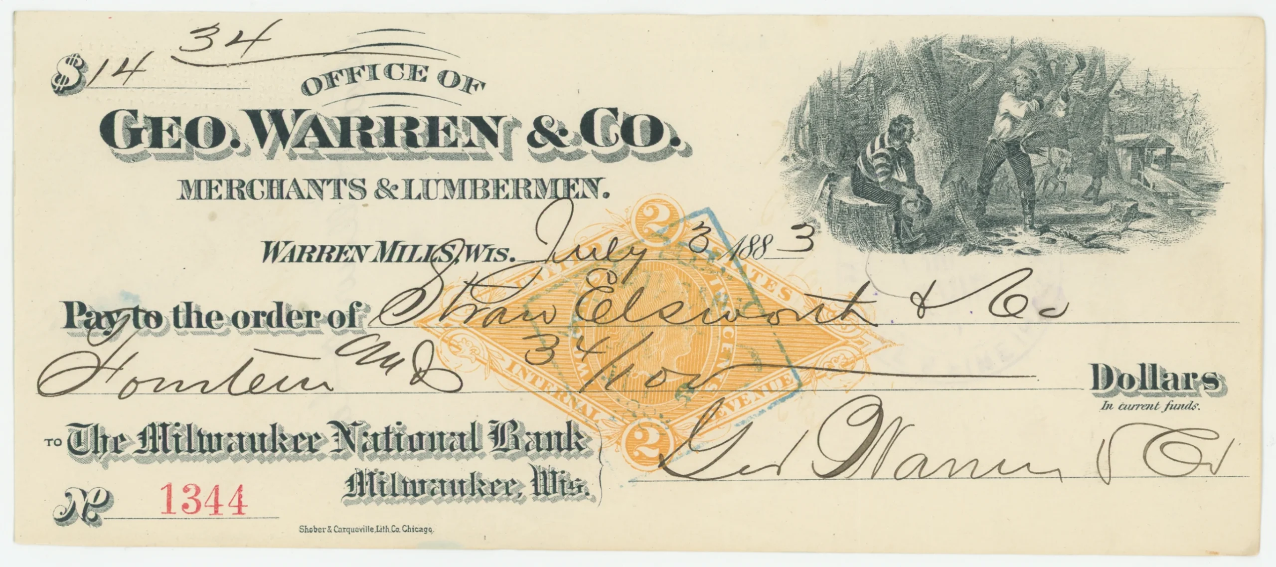 RN-G1 Geo. Warren & Co., Merchants and Lumbermen