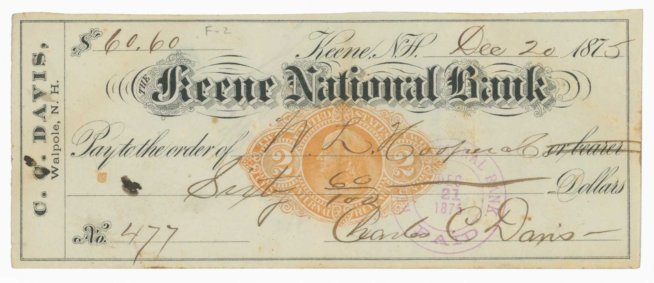 RN-F1 Keene National Bank