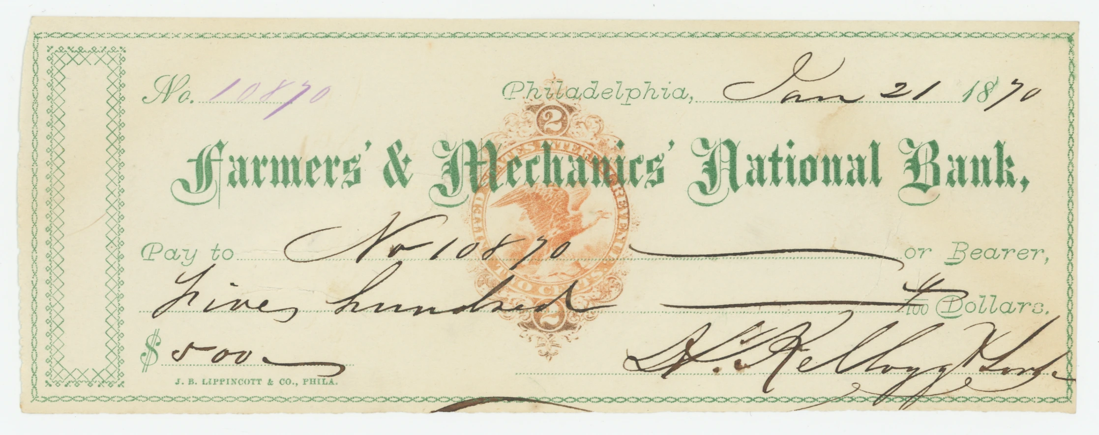 RN-H3 Farmers & Mechanics National Bank