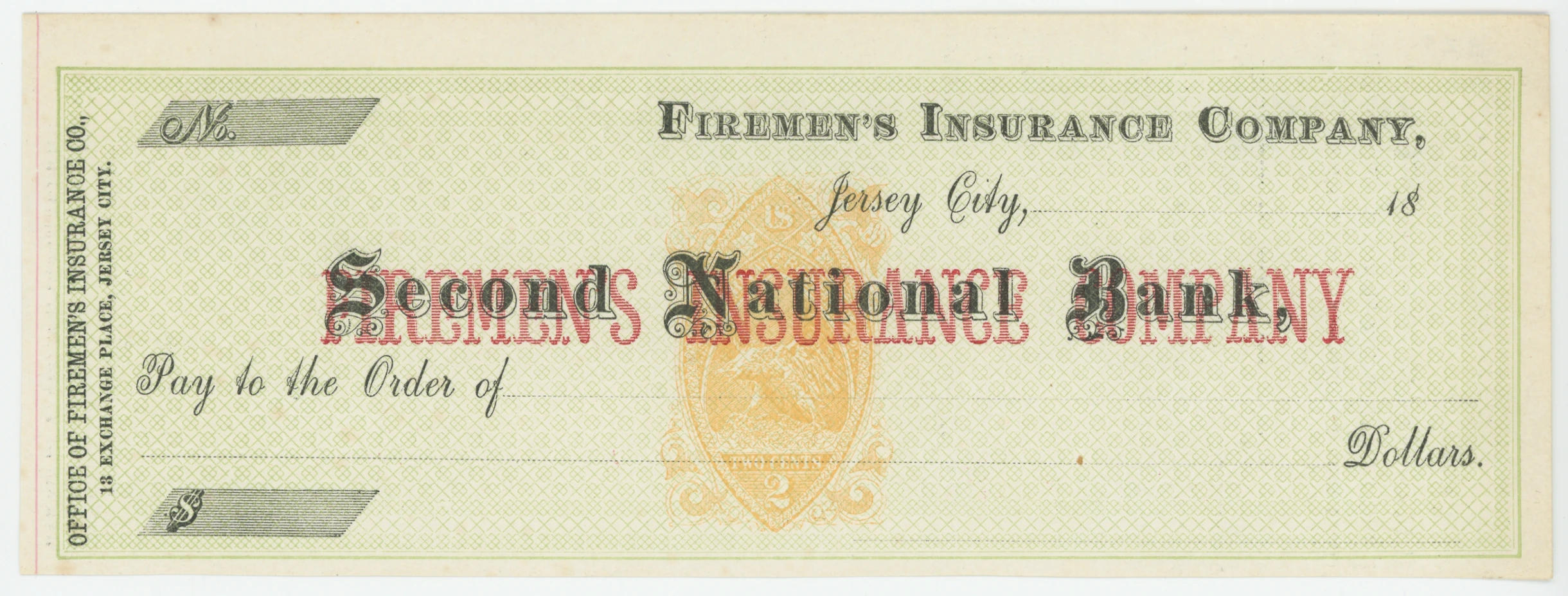 RN-B1 Firemen's Insurance Company, succ. to Second National Bank