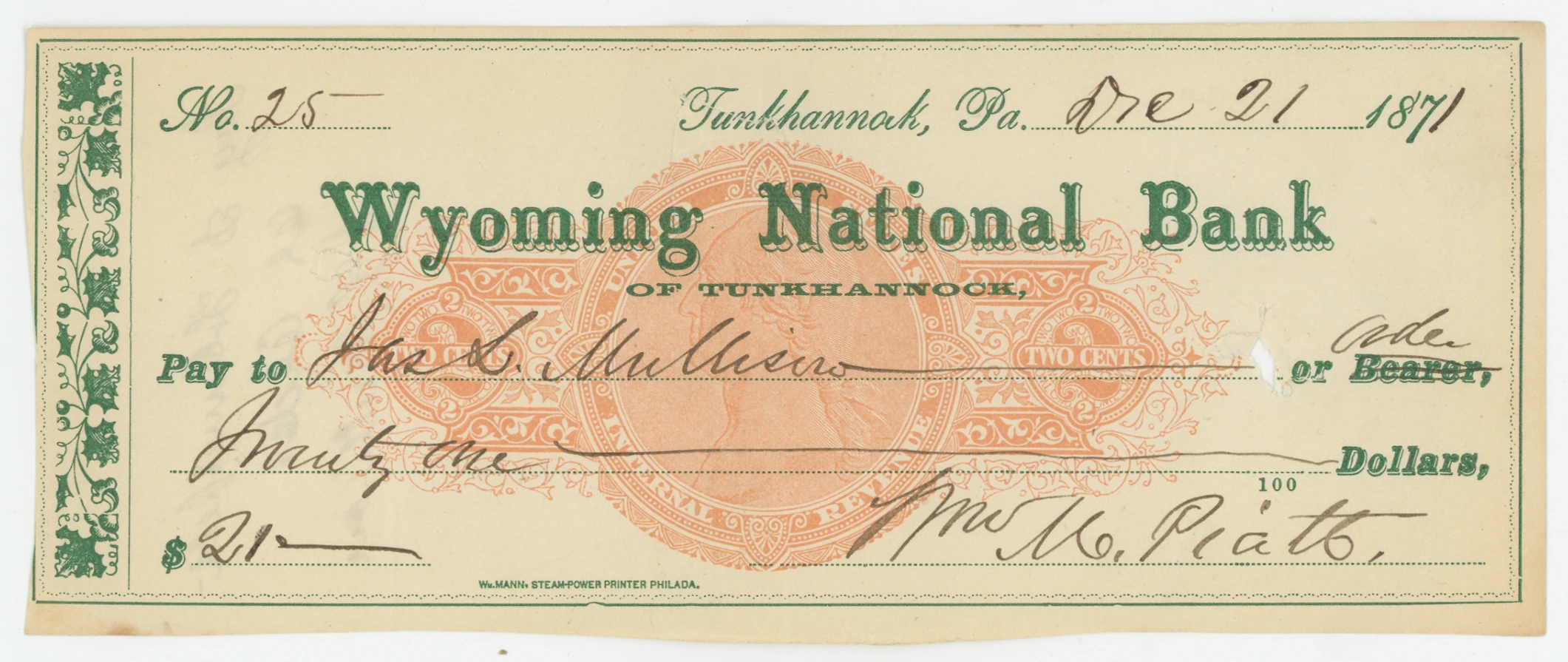 RN-C1 Wyoming National Bank of Tunkhannock