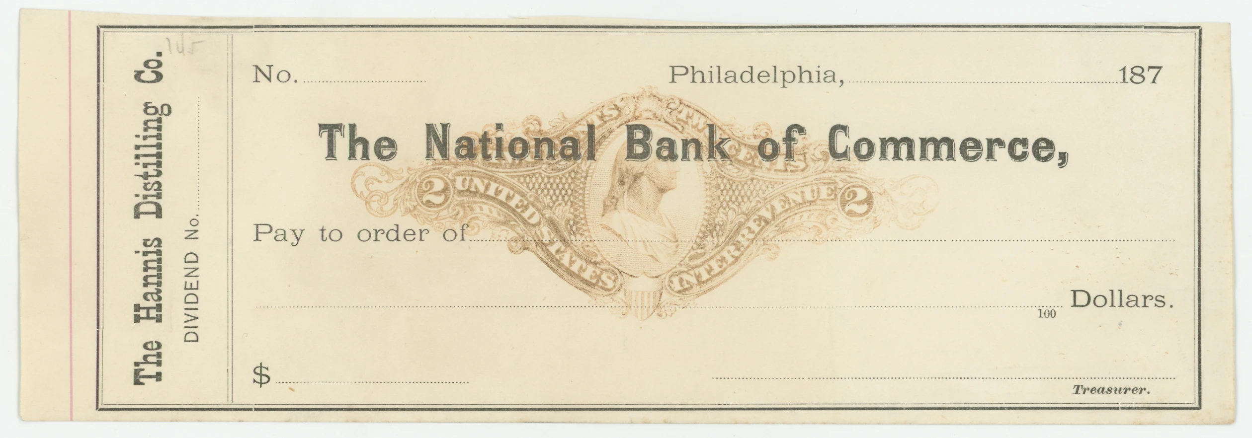 RN-J11 The National Bank of Commerce, Hannis Distilling Co.