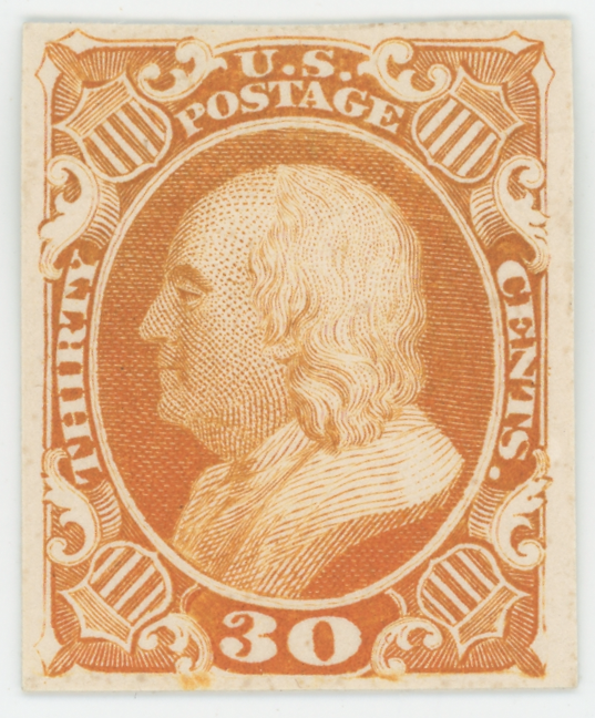 46P4 30¢ Plate Proof on Card