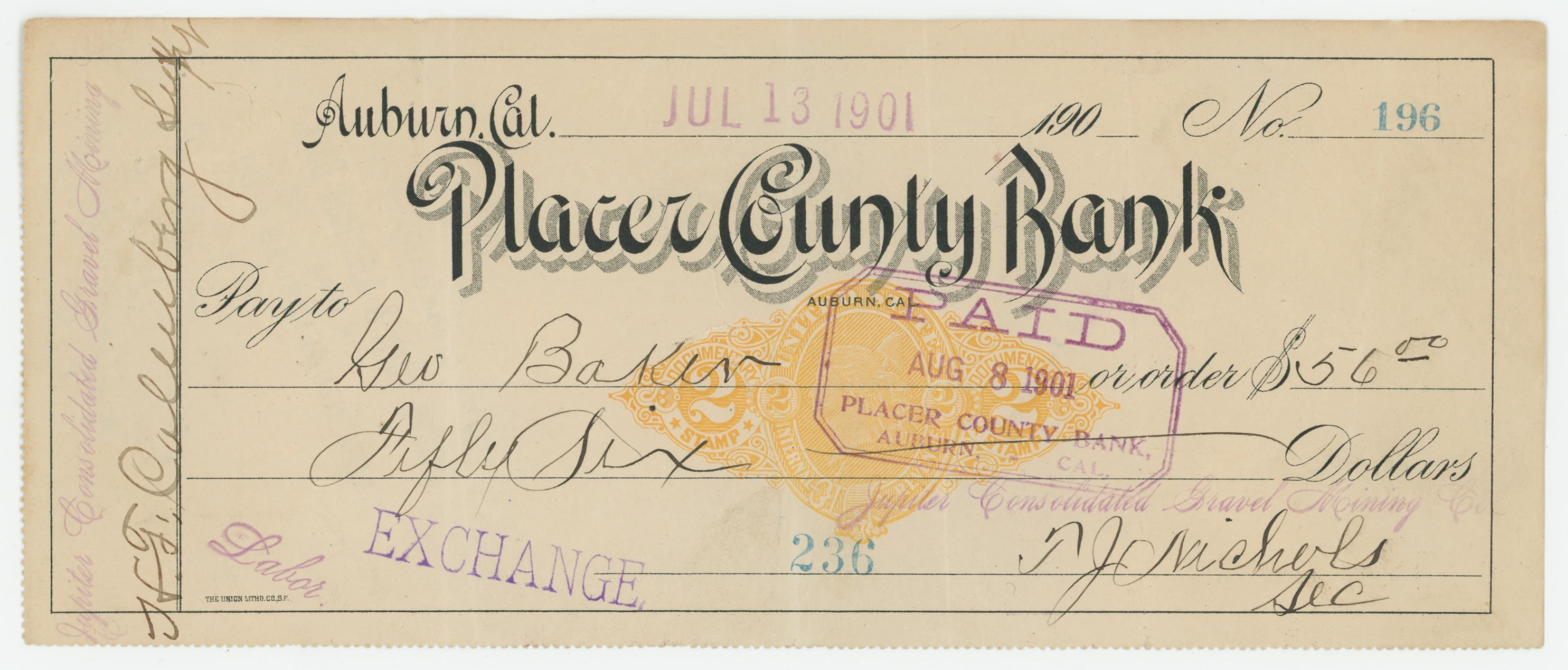 RN-X7 Placer County Bank