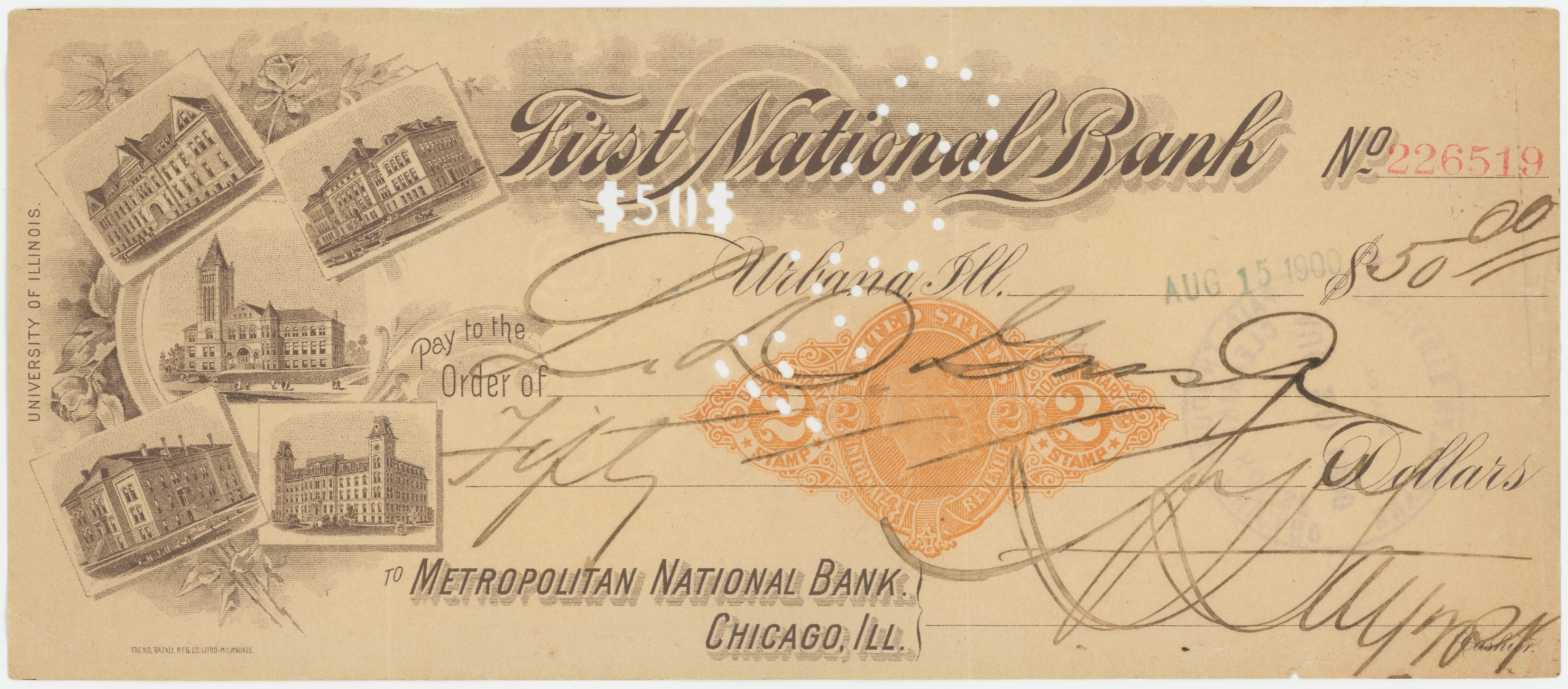 RN-X7 First National Bank, University of Illinois