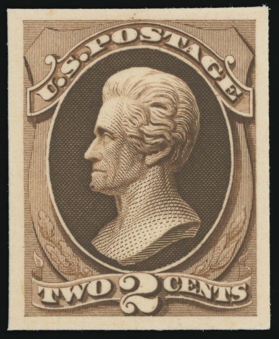 157P4 2¢ Plate Proof on Card