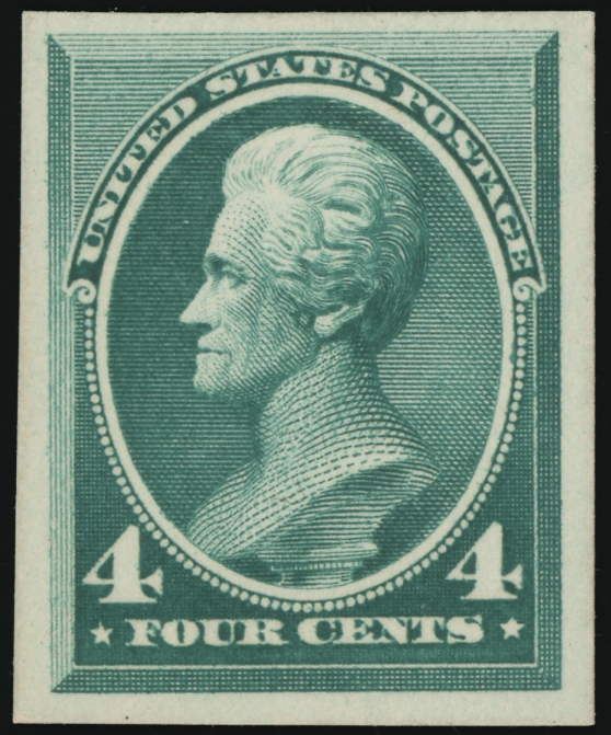 211P4 4¢ Plate Proof on Card