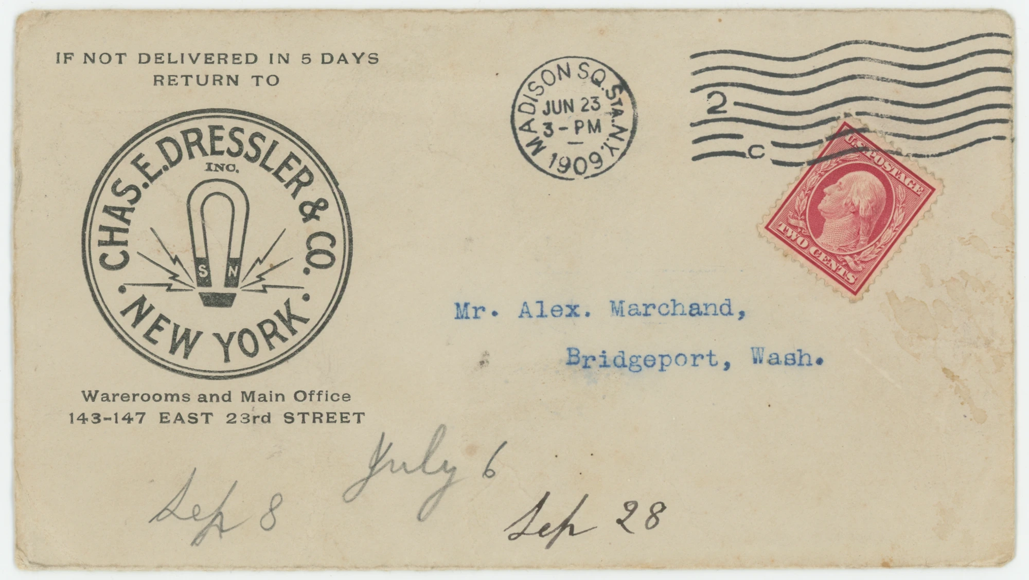 1909 Chas. E. Dressler & Co., New York