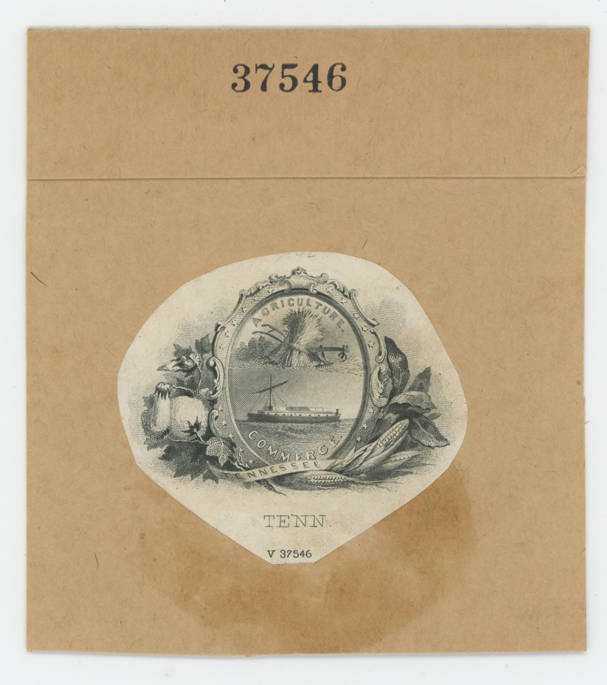 ABNC Vignette Proof: TENNESSEE State Seal