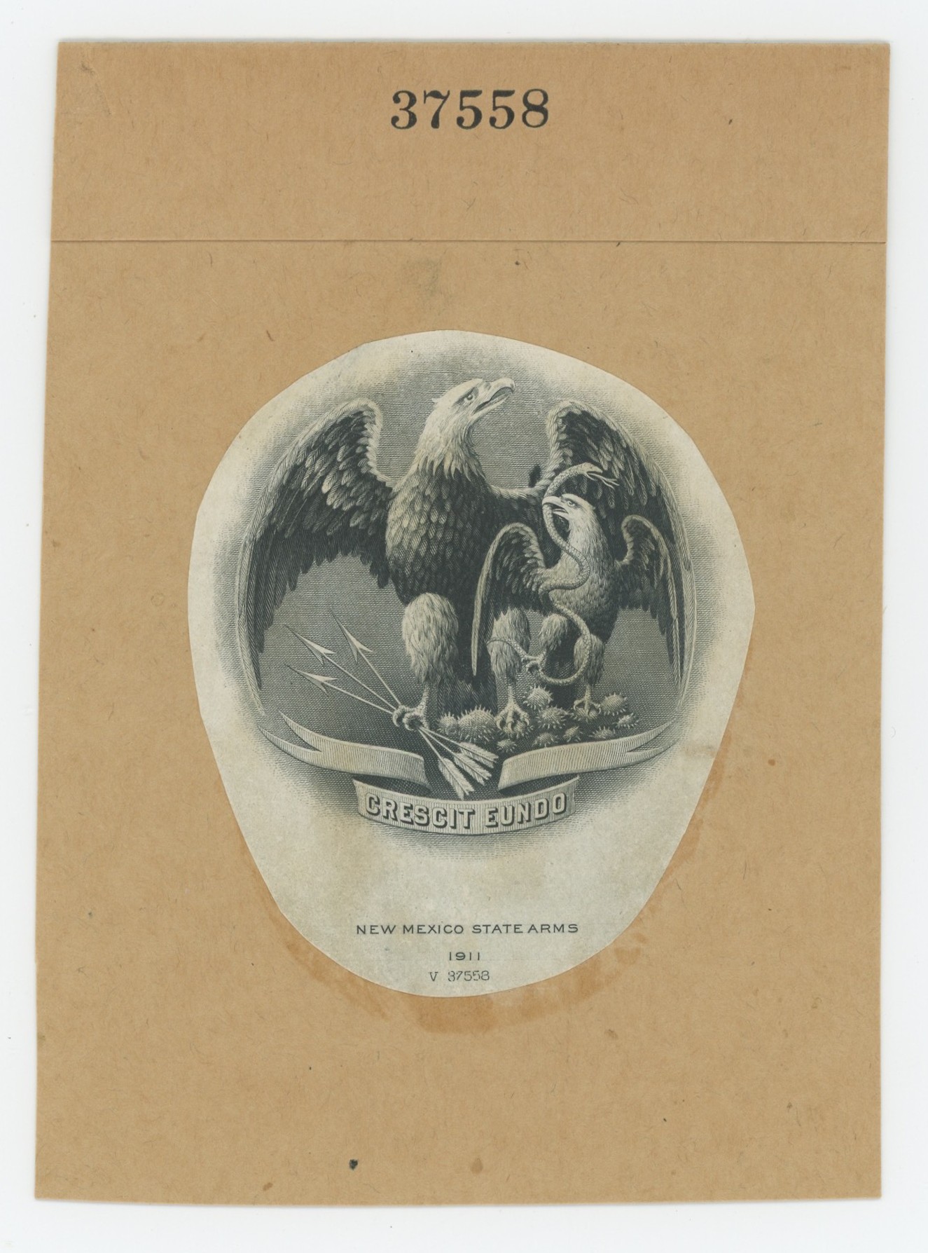 ABNC Vignette Proof: NEW MEXICO State Seal