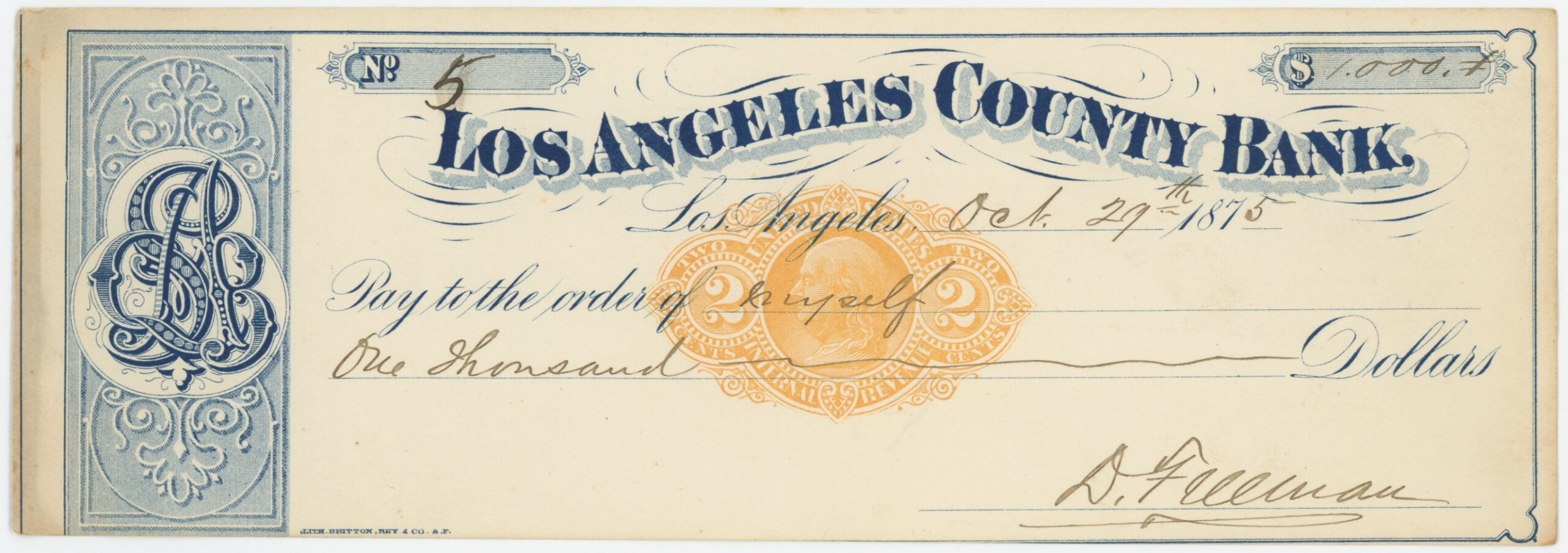 RN-F1 Los Angeles County Bank
