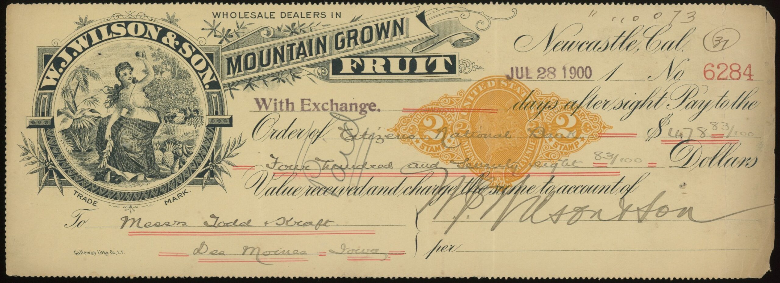 RN-X7 W.J. Wilson & Son Mountain Grown Fruit
