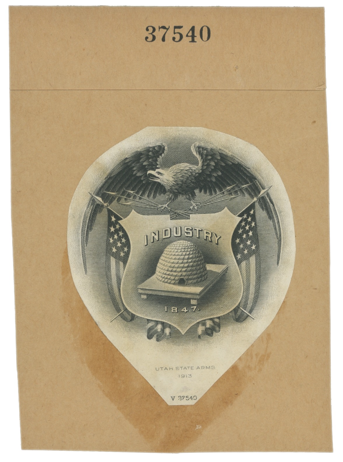 ABNC Vignette Proof: UTAH State Seal