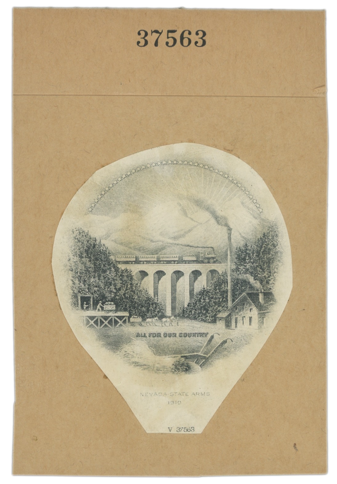 ABNC Vignette Proof: NEVADA State Seal