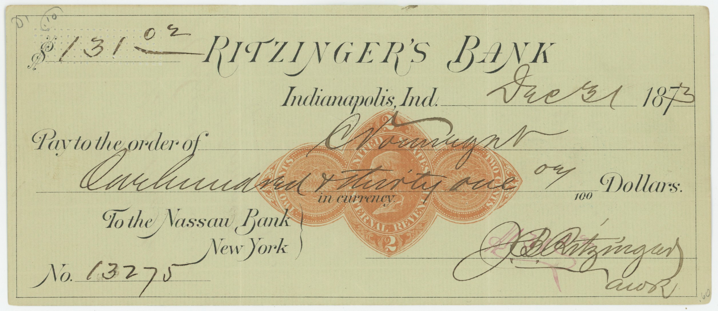 RN-D1 Ritzinger's Bank
