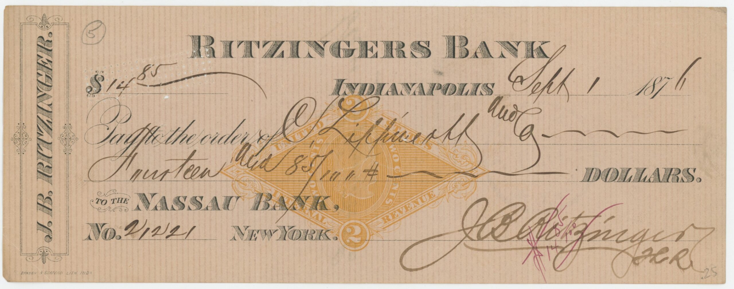 RN-G1 Ritzingers Bank