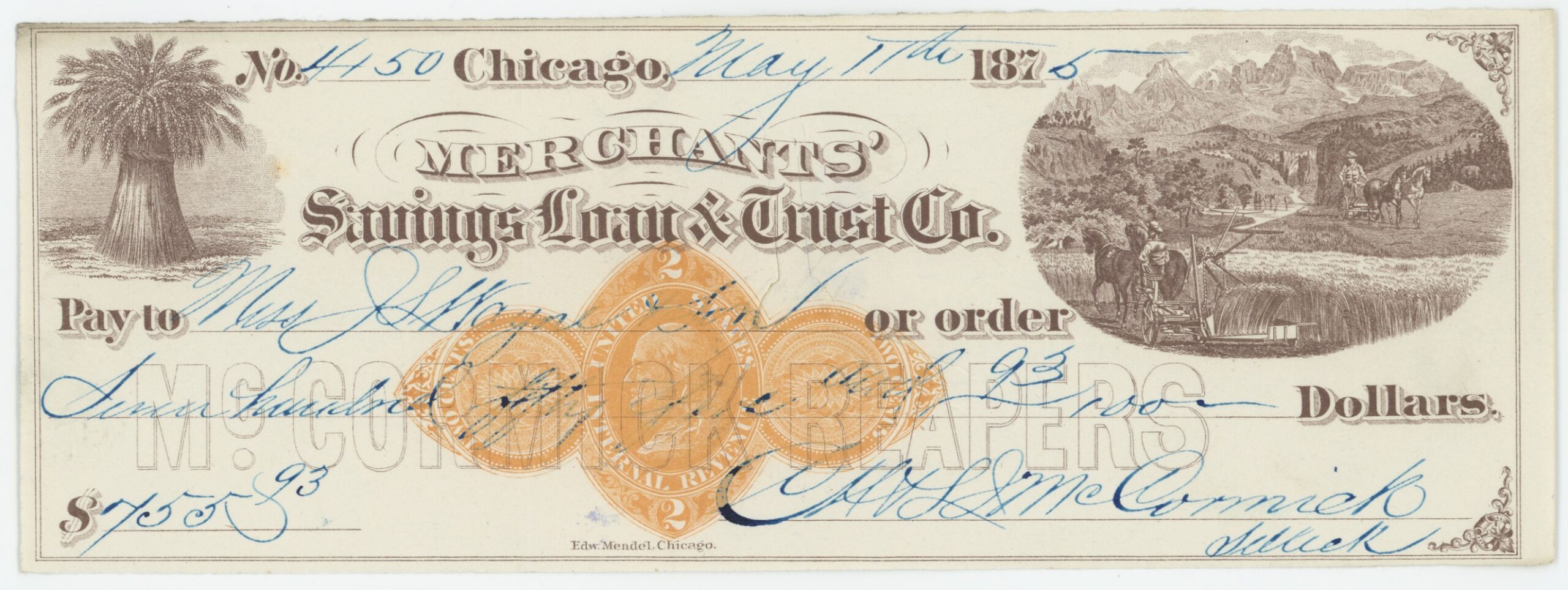 RN-D1 Merchants' Savings Loan & Trust Co.