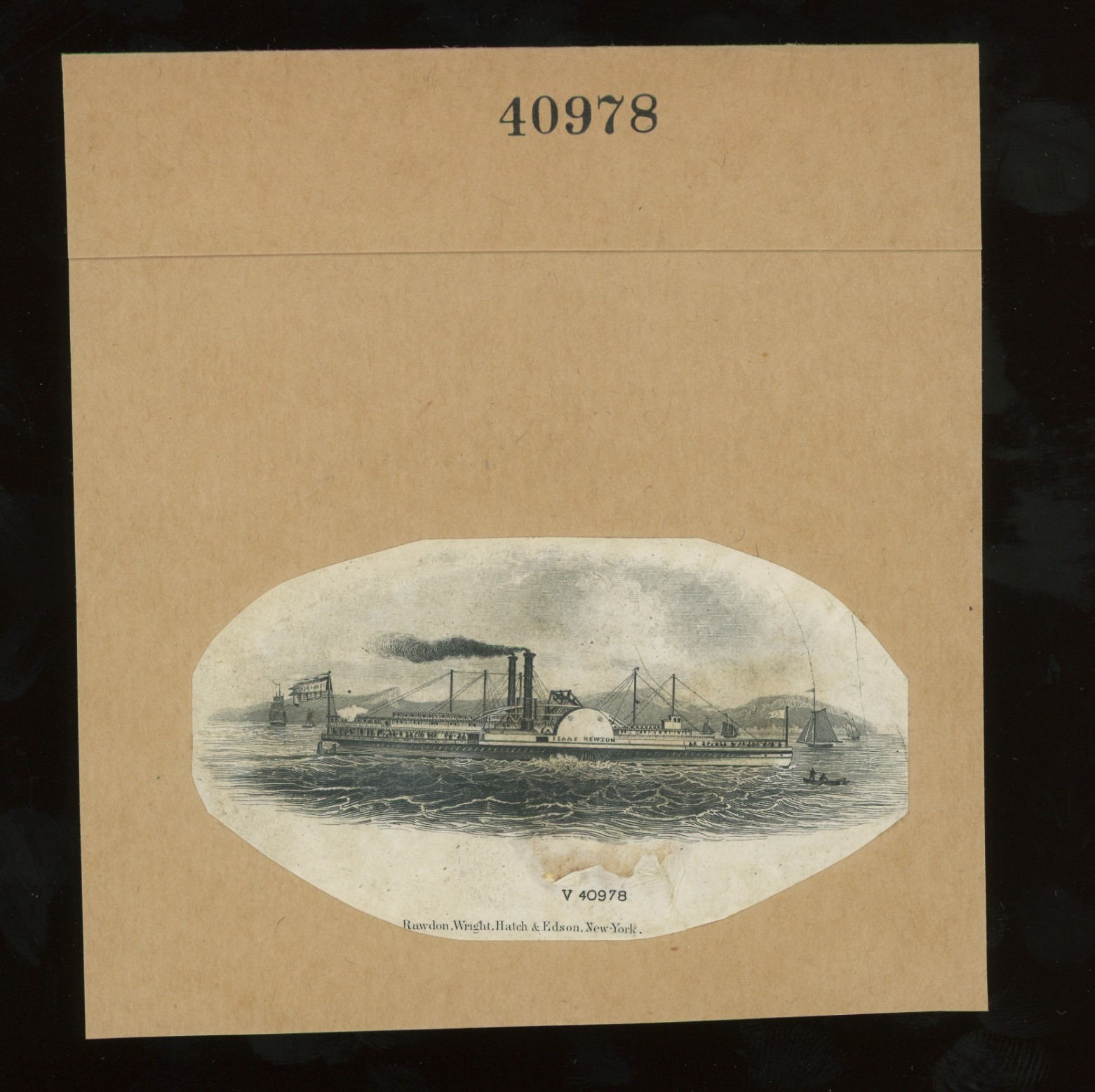 ABNC Nautical Vignette #16: Paddlewheeler "Isaac Newton"