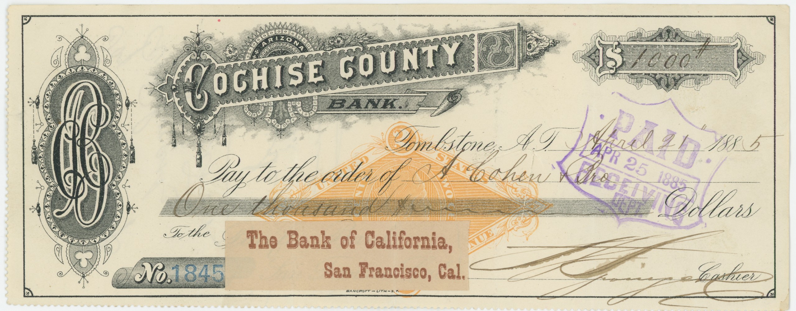 RN-G1 Cochise County Bank