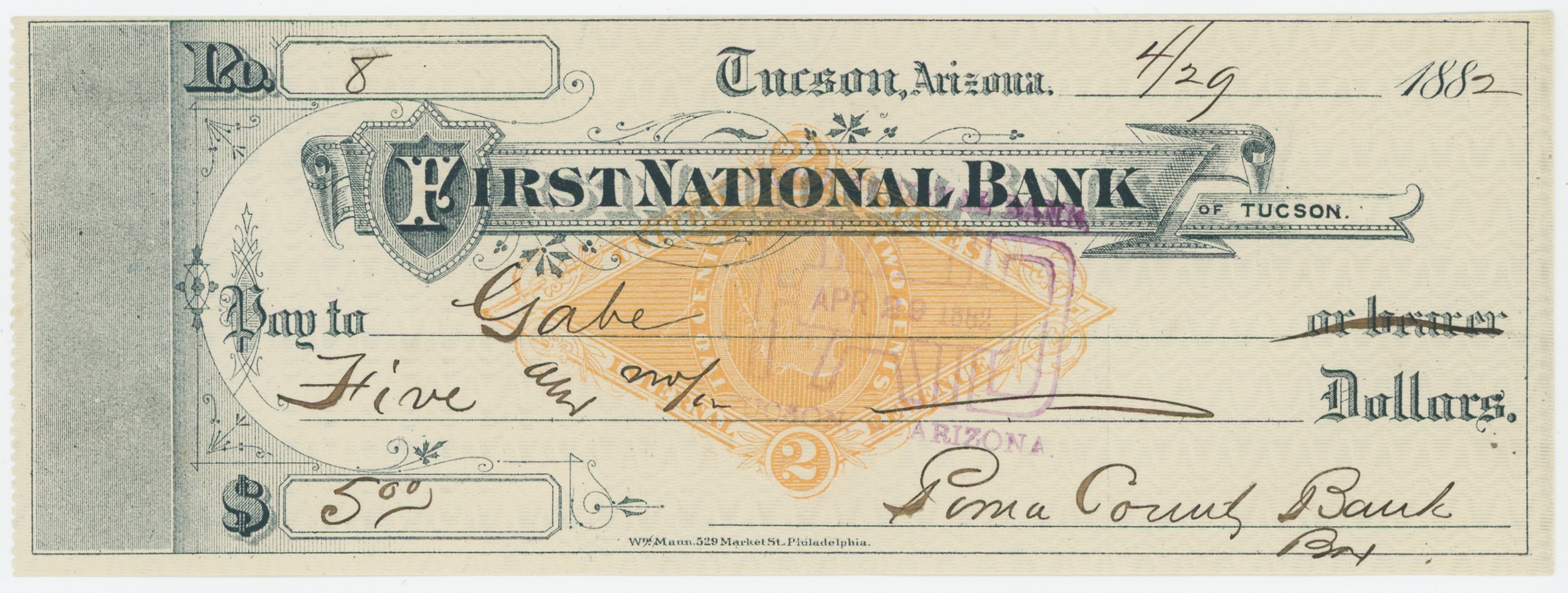 RN-G1 First National Bank of Tucson