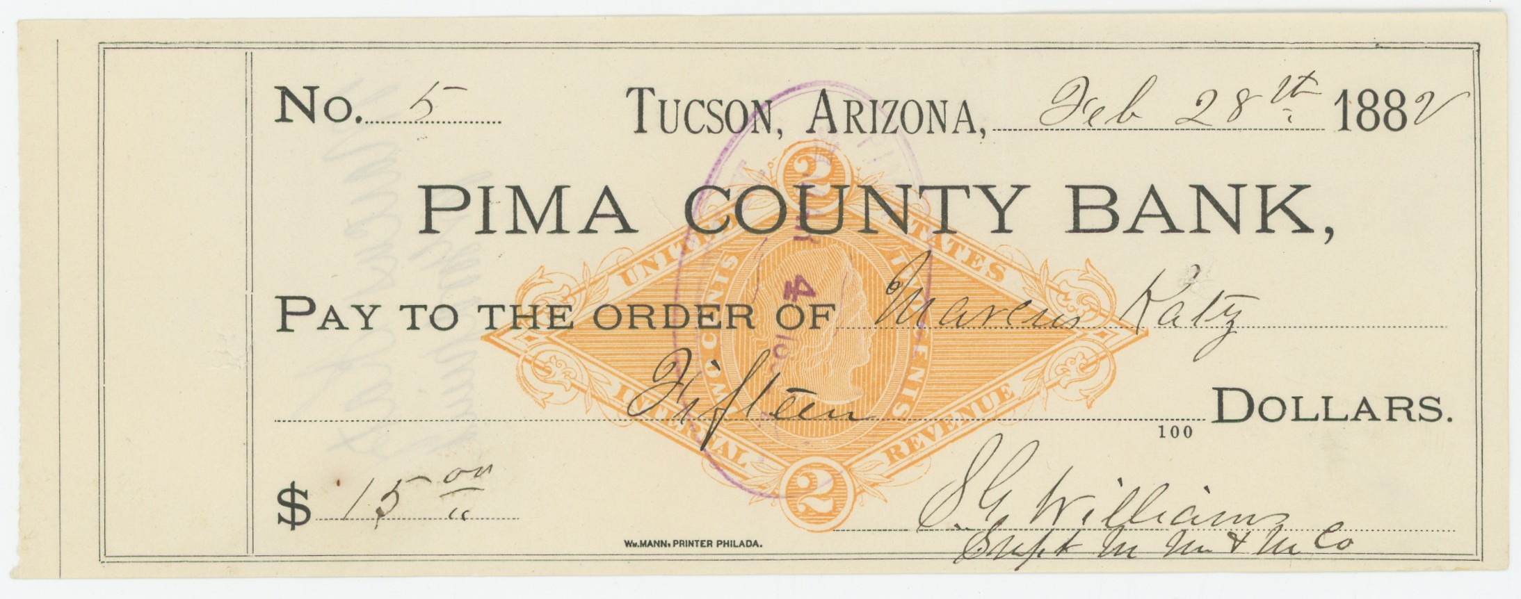 RN-G1 Pima County Bank