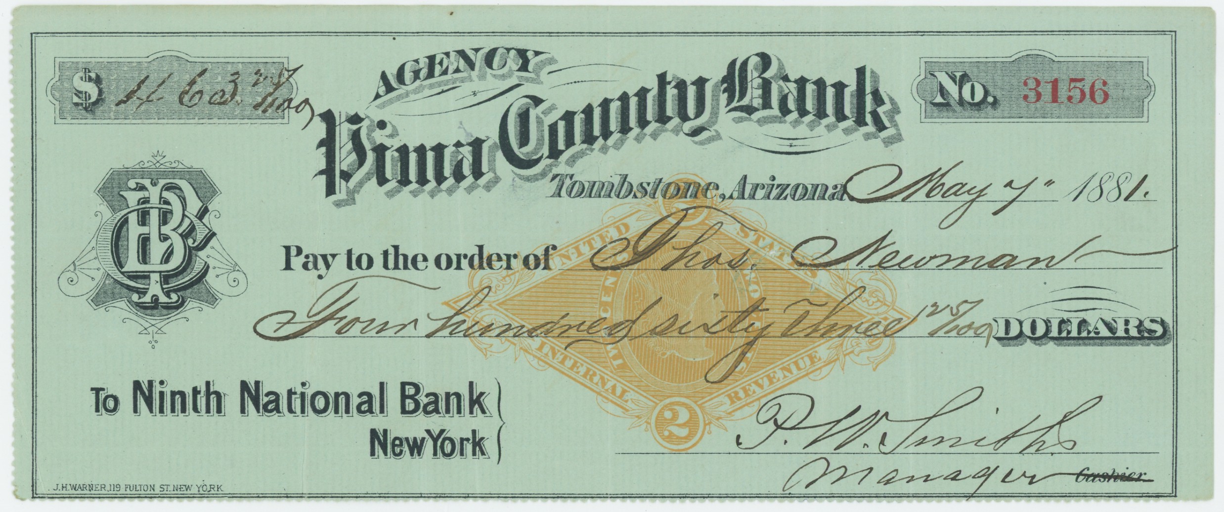 RN-G1 Agency Pima County Bank