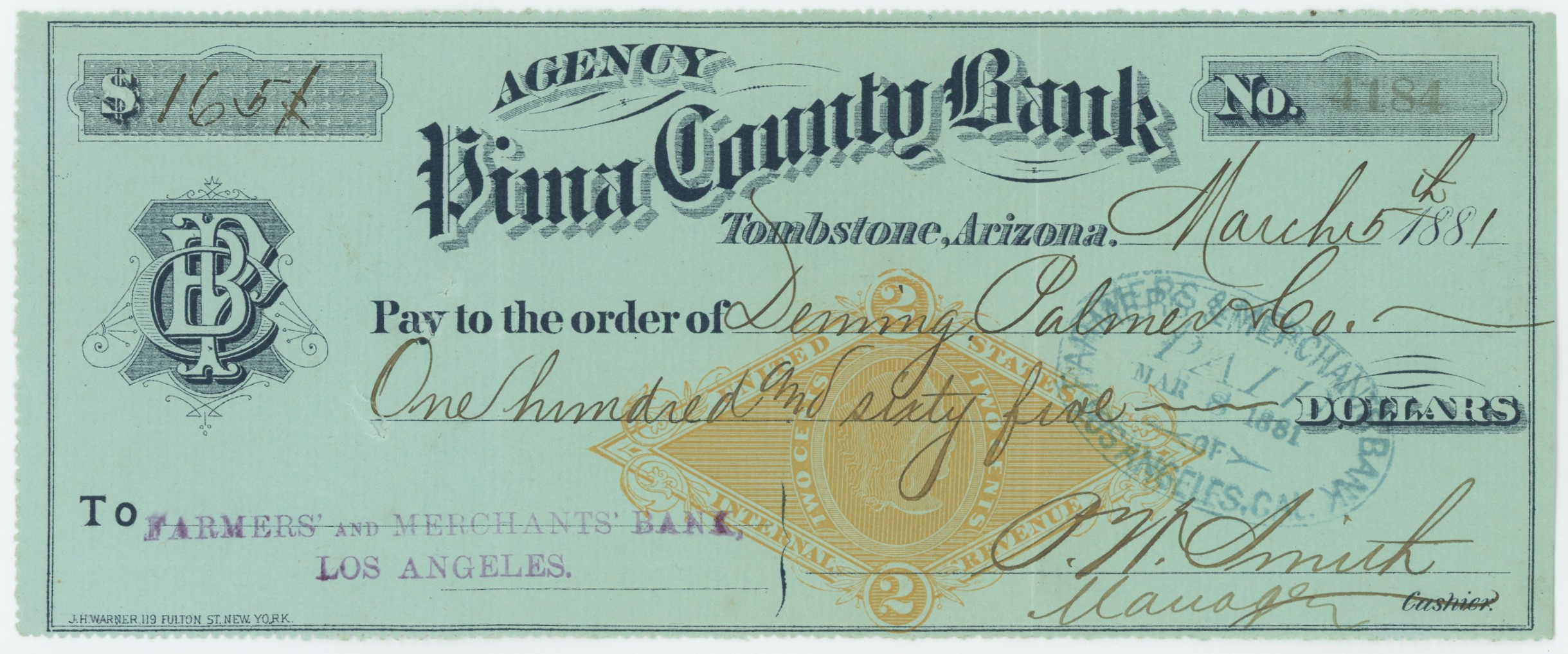 RN-G1 Agency Pima County Bank