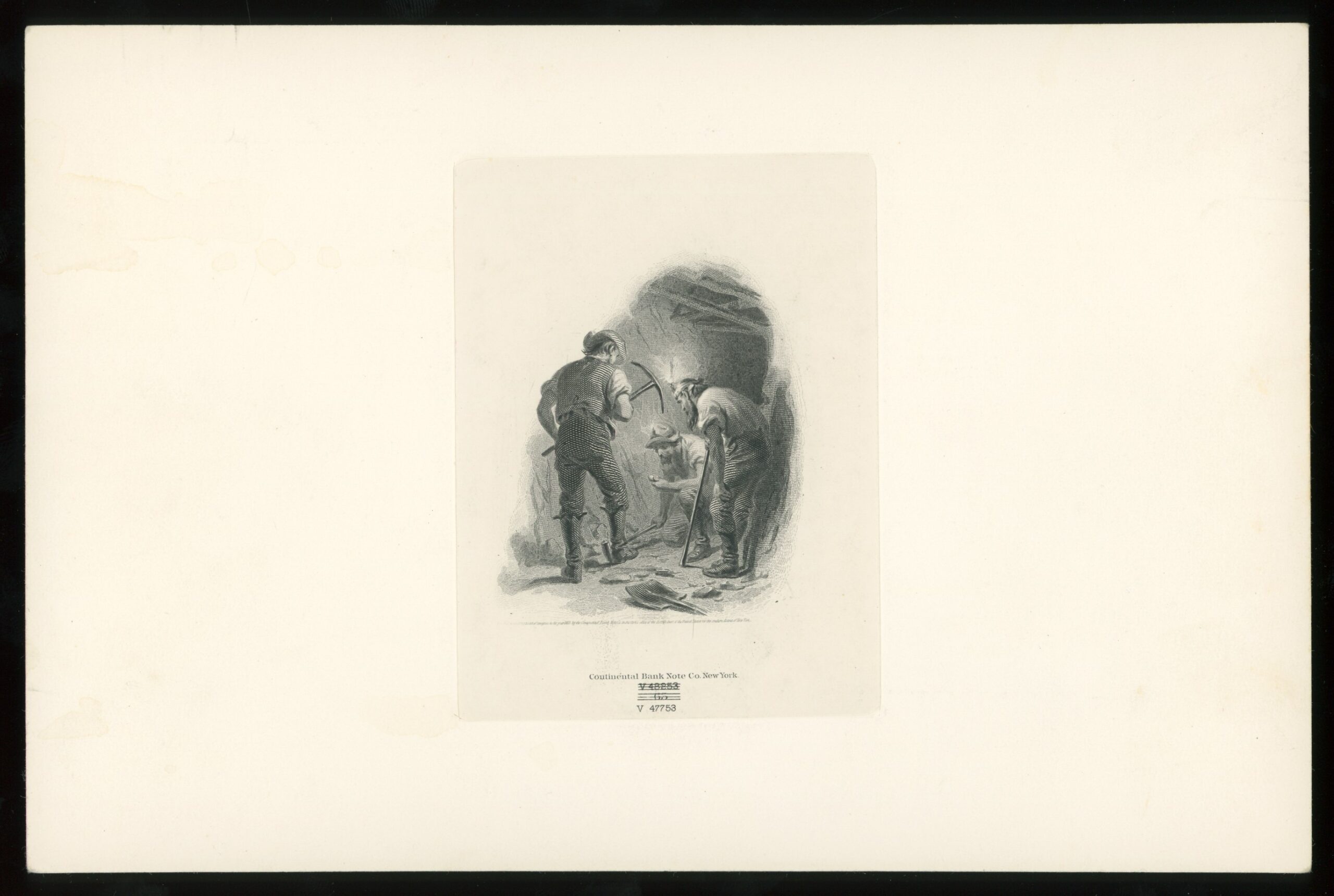 Mining Vignette Proof for Arizona First National Bank Checks
