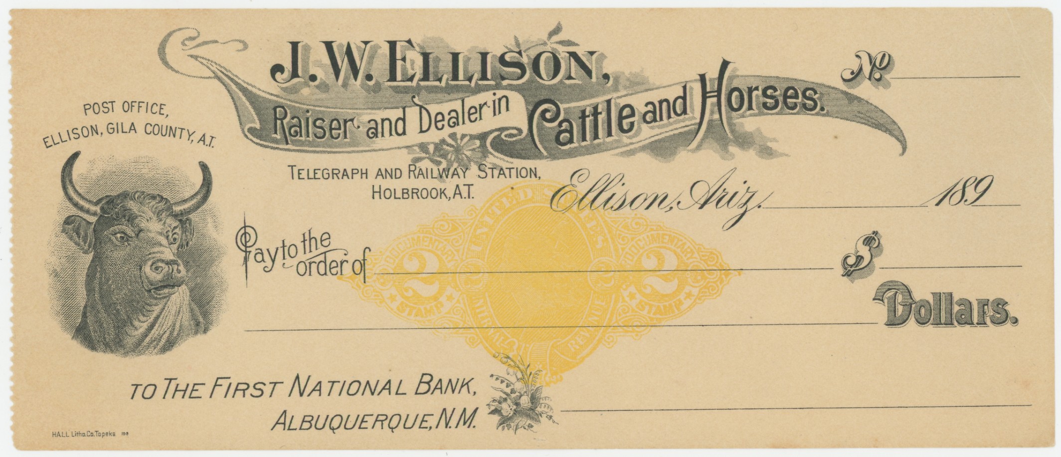 RN-X7 J.W. Ellison Dealer in Cattle & Horses