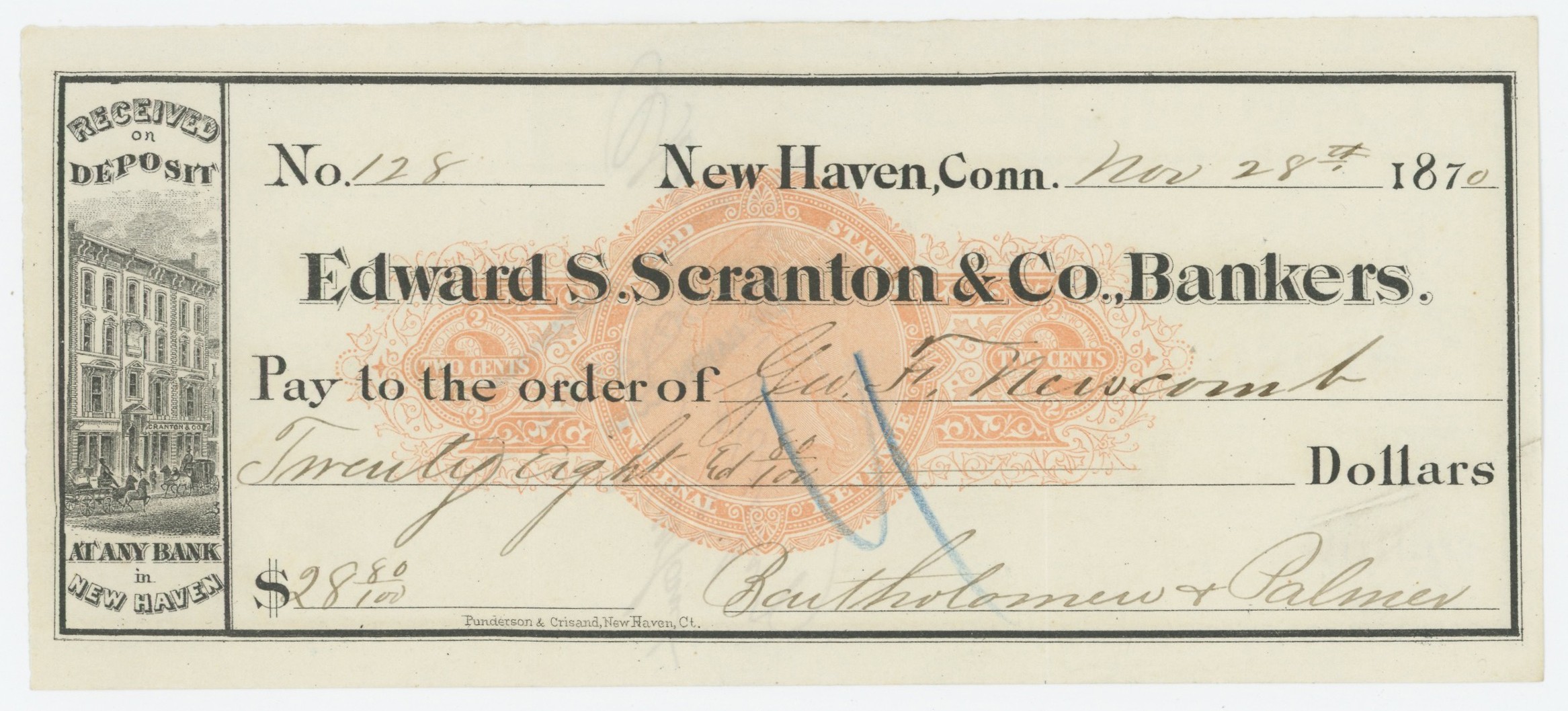 RN-C1 Edward S. Scranton & Co., Bankers