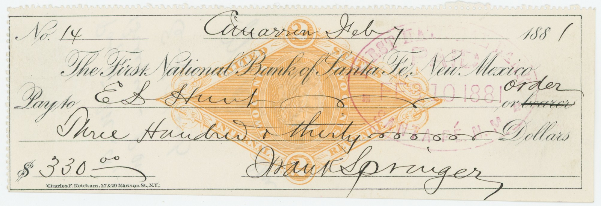 RN-G1 First National Bank of Santa Fe