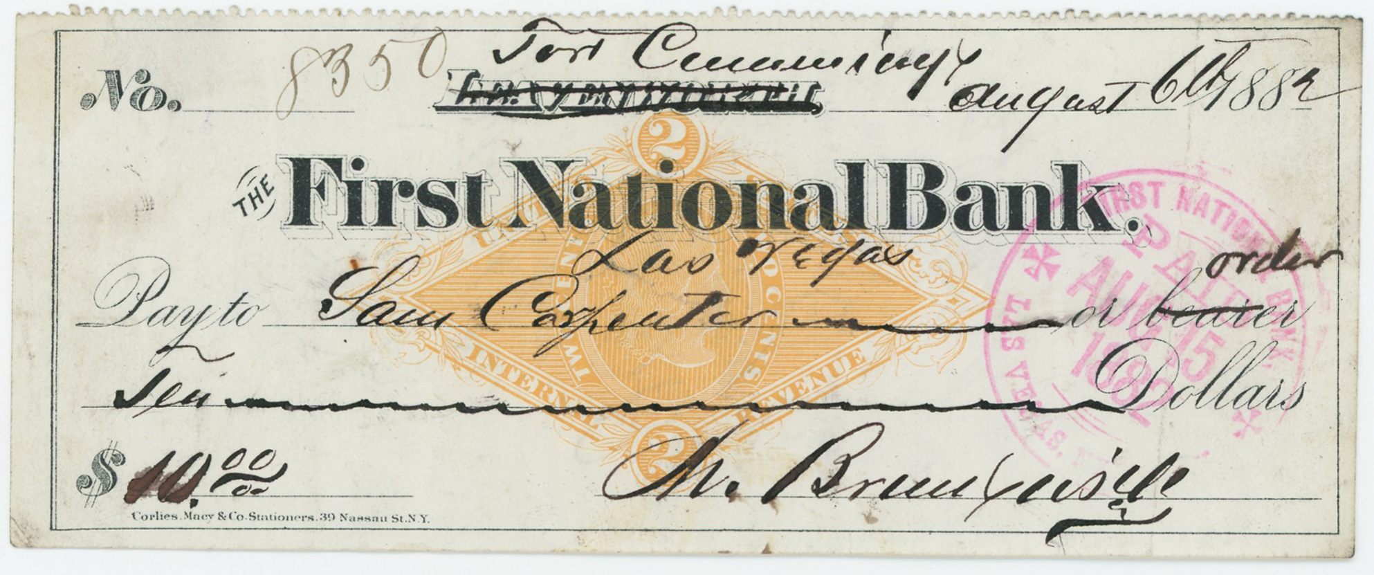 RN-G1 First National Bank of Las Vegas