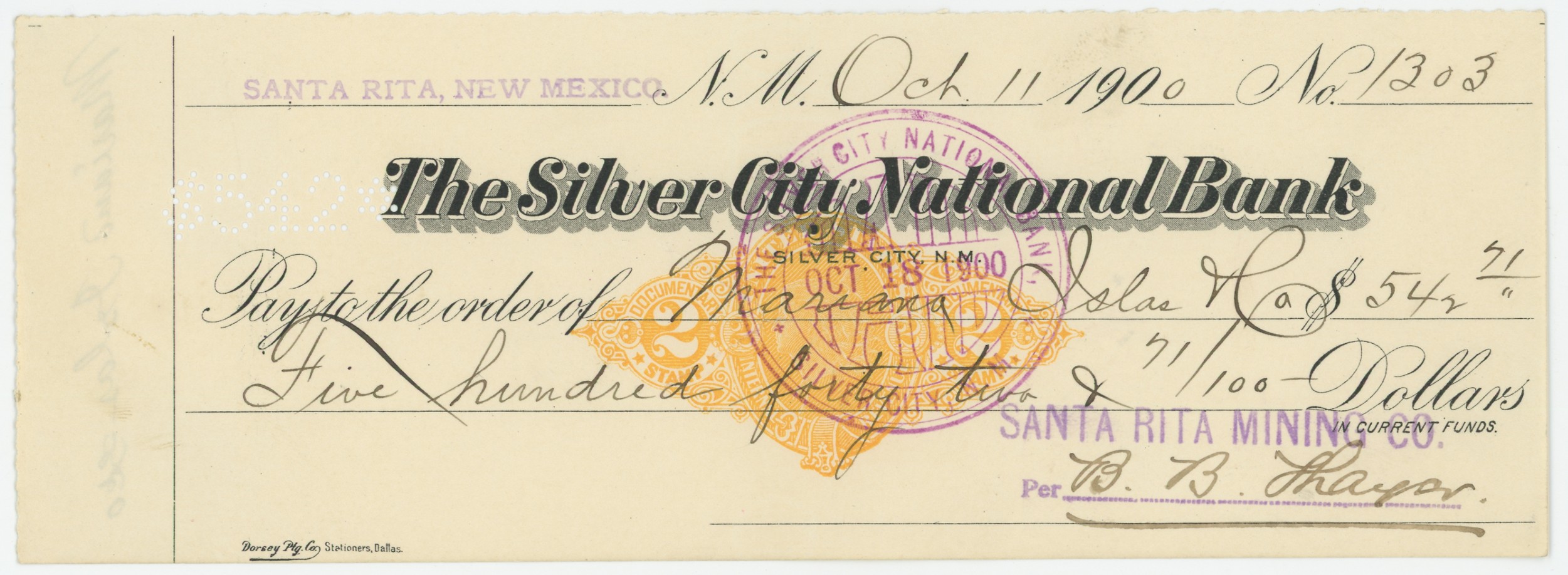 The Silver City National Bank