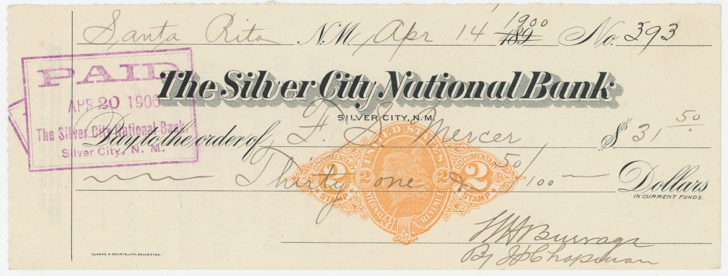 The Silver City National Bank