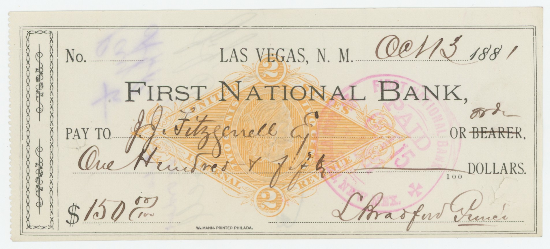 RN-G1 The First National Bank