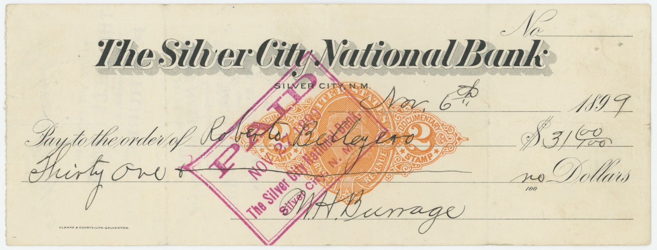 The Silver City National Bank