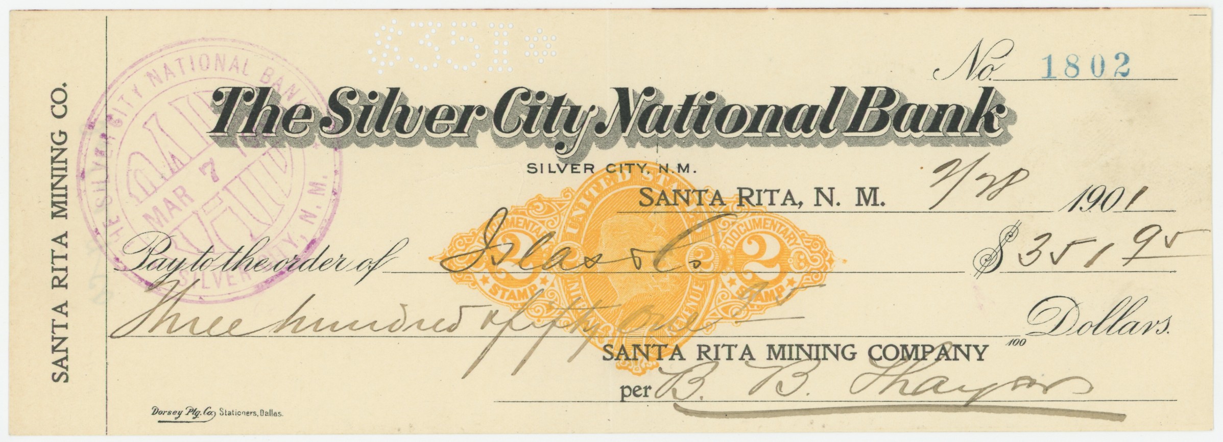 The Silver City National Bank
