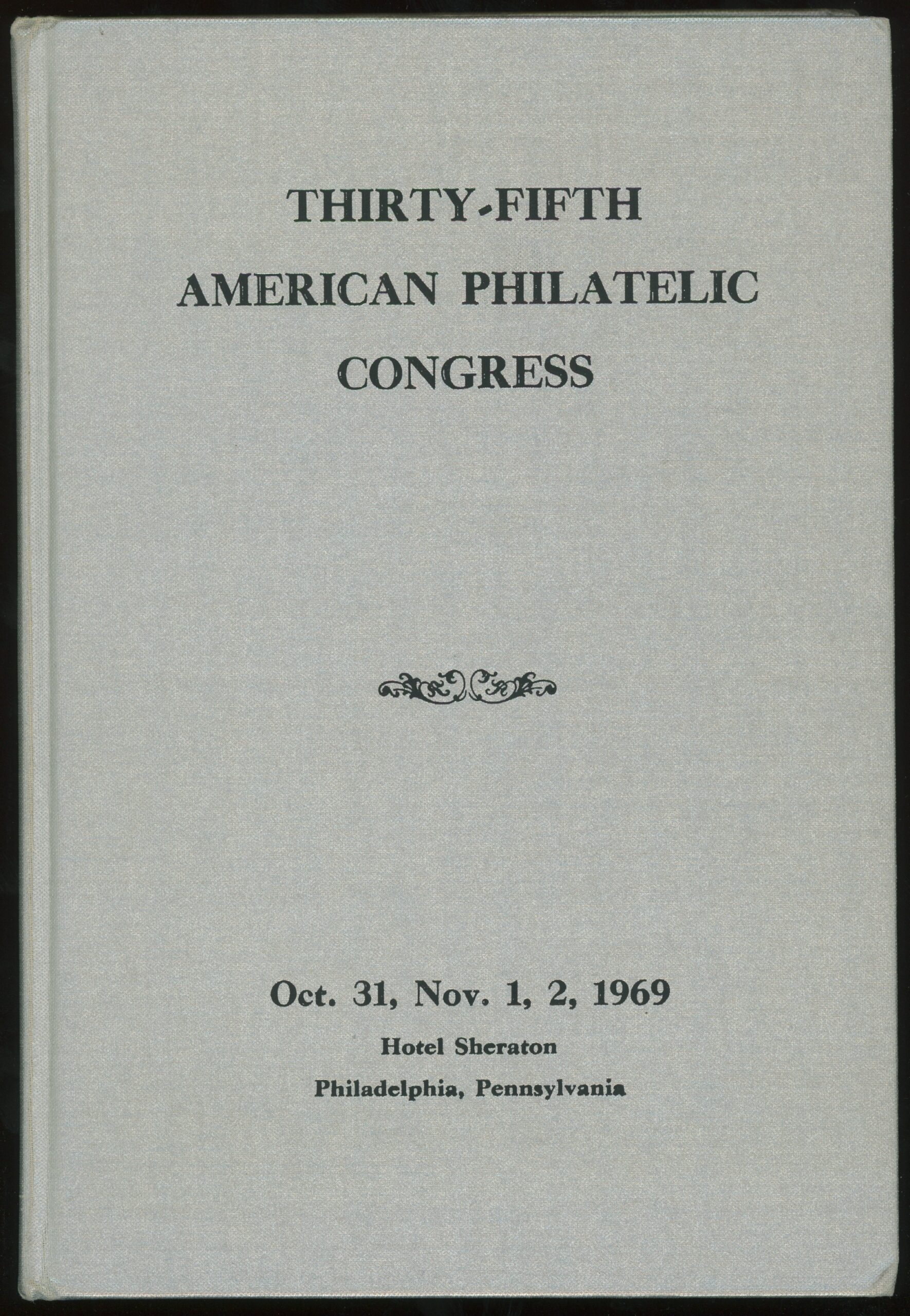 1969 American Philatelic Congress Book
