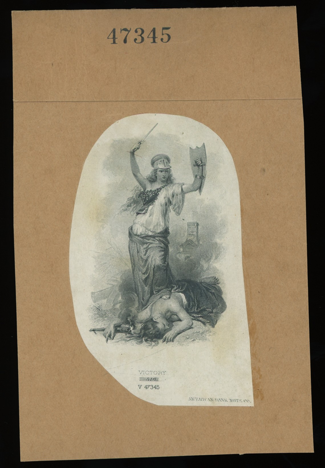 ABNC Allegorical Female Figures: 63, "Victory"