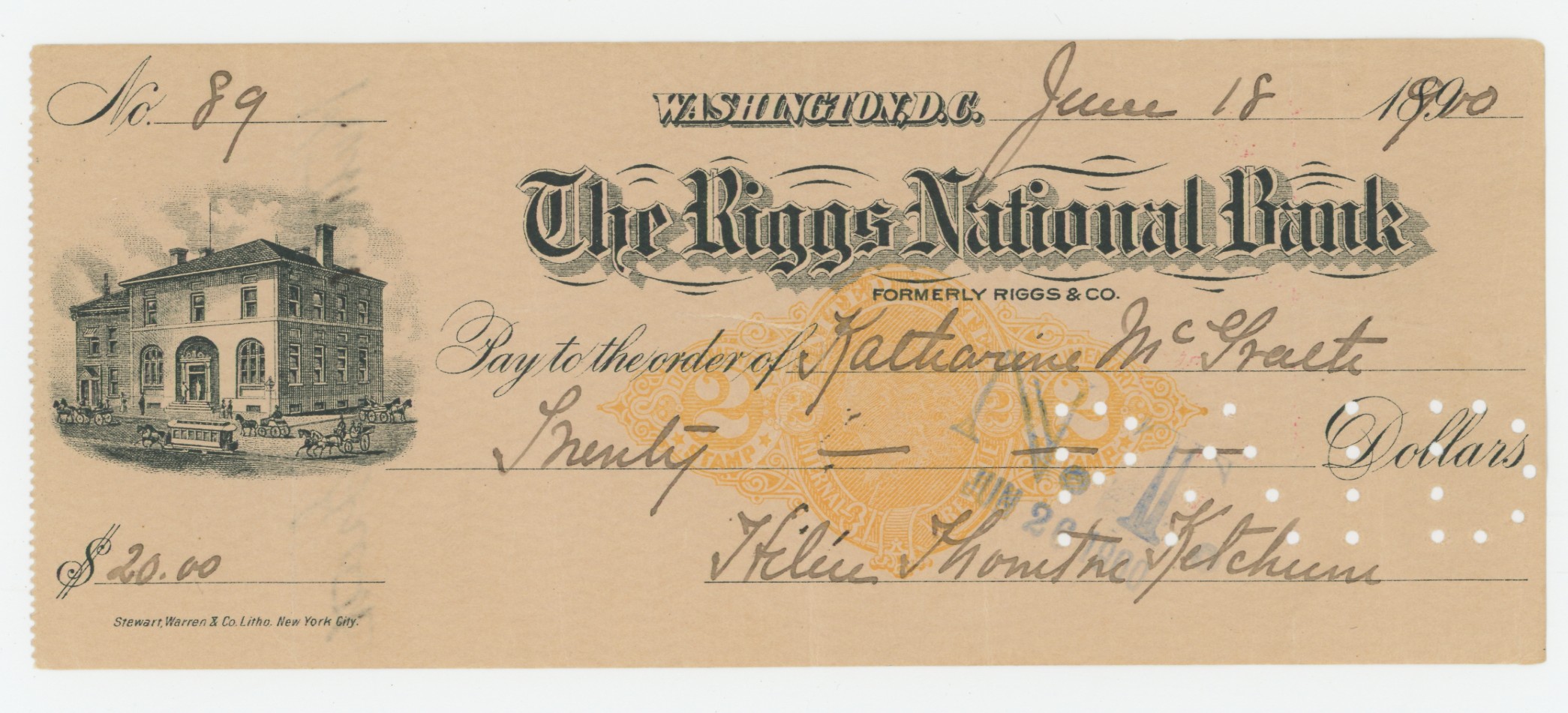 RN-X7 Riggs National Bank