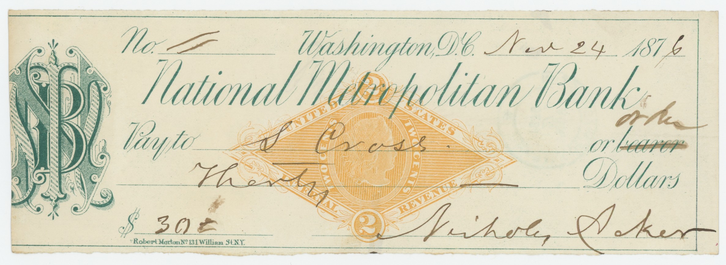 RN-G1 National Metropolitan Bank