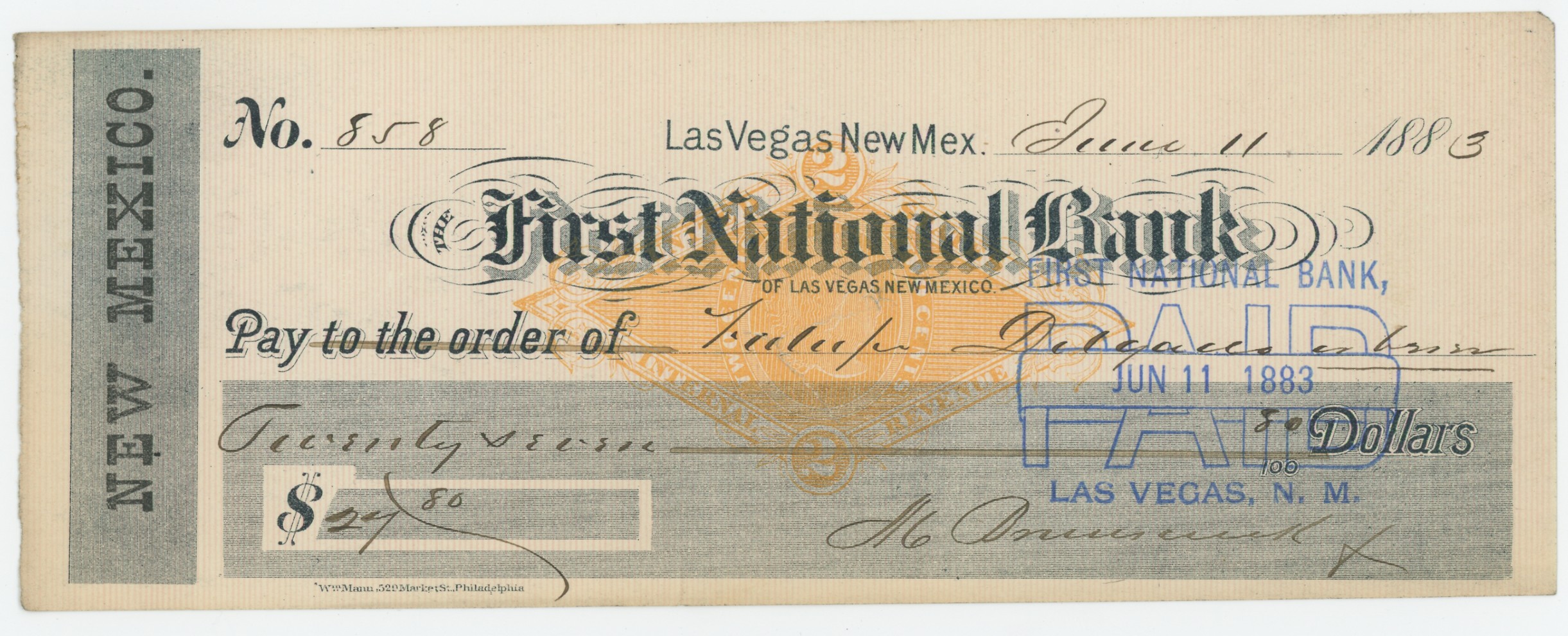 First National Bank of Las Vegas New Mexico