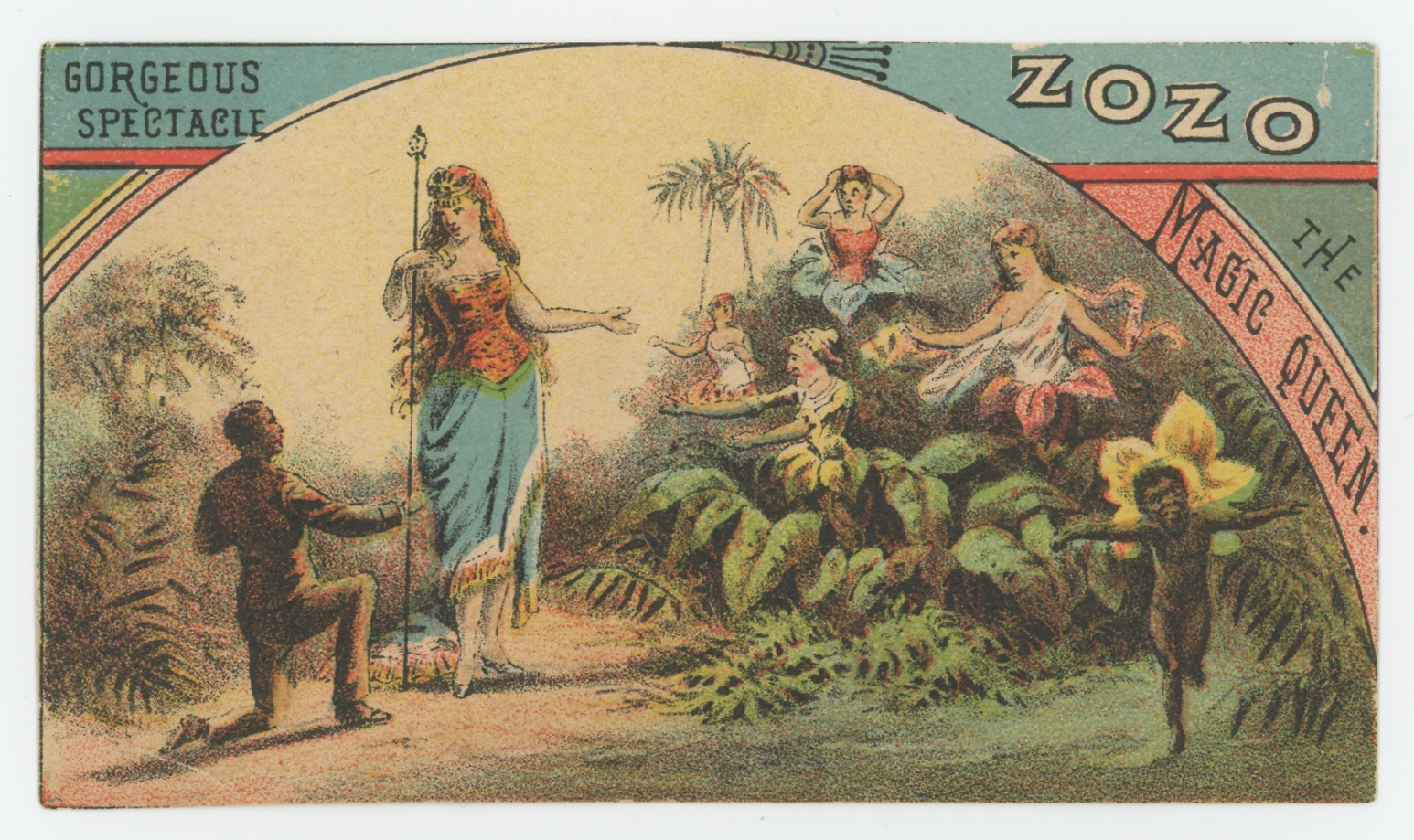 Zozo the Magic Queen Advertising Card